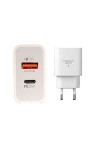 Powerway Hızlı Şarj Destekli Pd / Type-c Çıkışlı 20w Şarj Adaptörü Rx590 722007442707