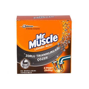 Mr.Muscle Toz Lavabo Açıcı 50 gr 2'li Paket