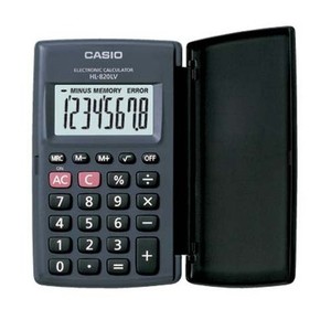 CASIO HESAP MAKİNESİ CEP TİPİ HL-820LV BK 8 HANE