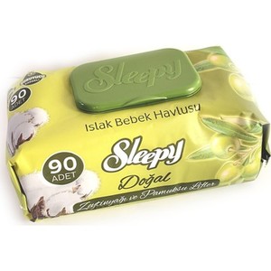  Sleepy Zeytinyağlı Islak Havlu 90 Yaprak