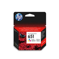  HP 651 Üç Renkli Orijinal Ink Advantage Kartuş