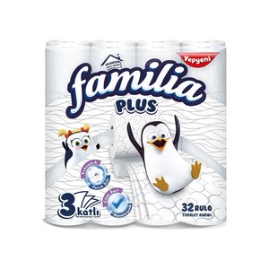 Familia Plus 3 Katlı 32 Rulo Tuvalet Kağıdı