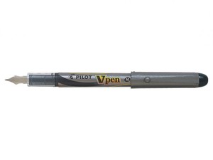 PILOT V-Pen Silver - Siyah