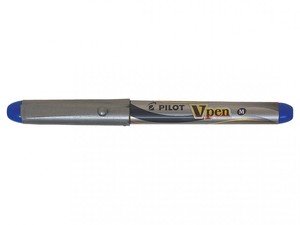 PILOT V-Pen Silver - Mavi