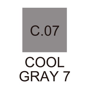  ZIG Kurecolor Twın KC-3000 C07 Cool Gray Rötuş Kalemi