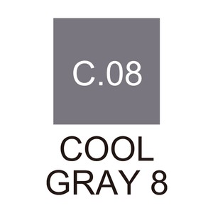  ZIG Kurecolor Twın KC-3000 C08 Cool Gray Rötuş Kalemi