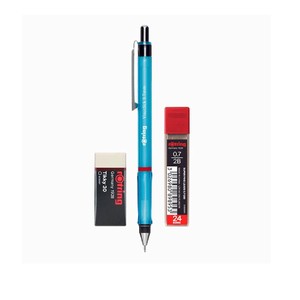 Rotring Visuclick Min Silgi 3\'lü Okul Seti- 0.5 mm Mavi