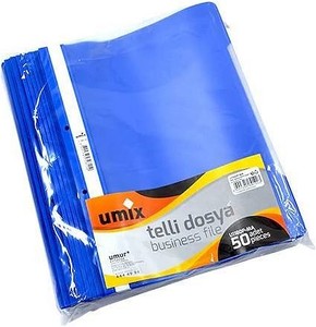 Umix Plus A4 Mavi Telli Dosya 50 Li
