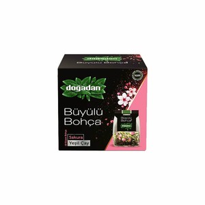 Doğadan Büyülü Bohça Sakura Yeşil Çay 10 lu