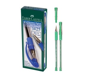 Faber Castell 1425 İğne Uçlu Yeşil Tükenmez Kalem