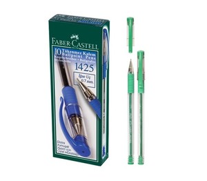  Faber Castell 1425 İğne Uçlu Yeşil Tükenmez Kalem