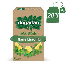 Doğadan Nane Limonlu Bitki Poşet Çay 20 Li