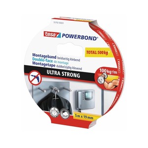 Tesa Köpük Montaj Bandı - Powerbond Ultra Güçlü  19mm x 5 mt