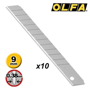  OLFA AB-10 Standart Dar Maket Bıçağı Yedeği (10 lu)