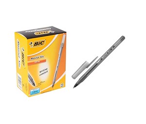  Bic Round Stic Siyah Tükenmez Kalem