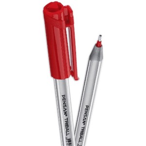 Pensan Triball Kırmızı Tükenmez Kalem 1 mm