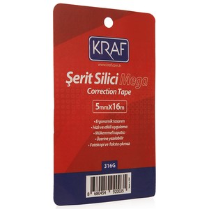  Kraf Mega Şerit Silici 5mm x 16mt 316G