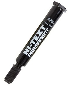 Hı-text 830PB Permanent Yuvarlak Uçlu Siyah Koli Kalemi