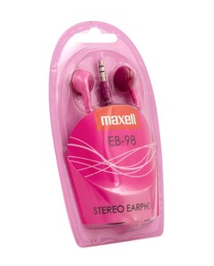  Maxell Eb-98 Pembe Kulak İçi Kulaklık