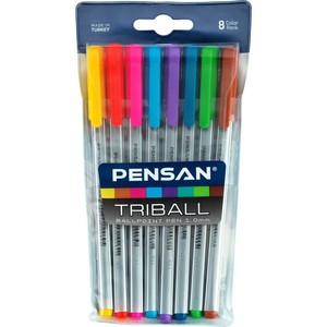  Pensan Triball 8 li Tükenmez Kalem