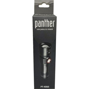  Panther PT-4060 1000 Lümen Usb Şarjlı Fener