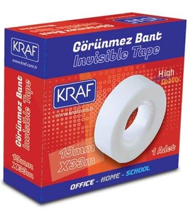  Kraf 19mmx33 mt Görünmez Bant