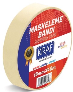  Kraf Maskeleme Bantı 15 mm x 40 Metre