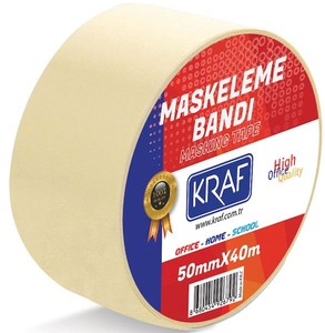 Kraf Maskeleme Bantı 50 mm x 40 Metre