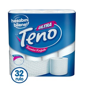  Teno Çift Katlı 32 Li Tuvalet Kağıdı