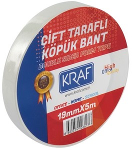 Kraf Köpük Bant 19 mm x 5 Metre