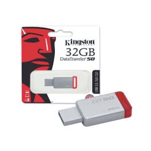  Kingston DataTraveler50 32GB USB 3.0 Bellek  DT50/32GB