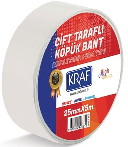  Kraf Köpük Bant 25 mm x 5 Metre