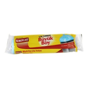  Koroplast Orta Boy Çöp Torbası 15 li 55×60 cm